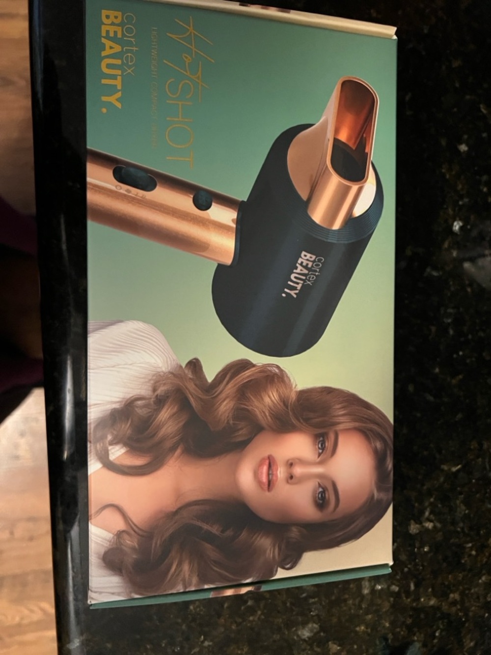 Cortex Beauty Hair Shot Auto-Styling Dryer – Black & Rose Gold